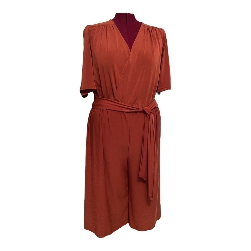 Hand Crafted One Piece Cross Over Jumpsuit
